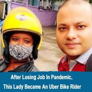 After Losing Job In Pandemic, This Lady Became An Uber Bike Rider