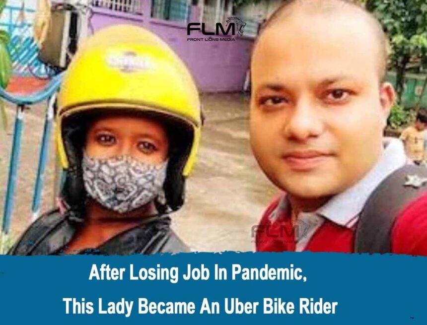 After Losing Job In Pandemic, This Lady Became An Uber Bike Rider Front Lion Media After Losing Job In Pandemic, This Lady Became An Uber Bike Rider